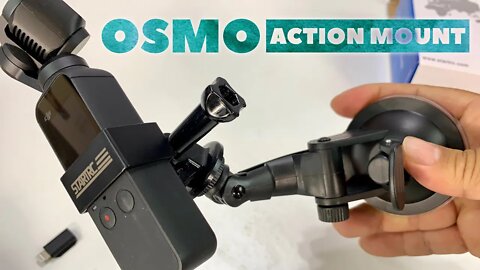 STARTRC OSMO Pocket Suction Cup Mount Unboxing