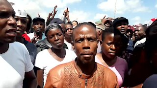 SOUTH AFRICA - Johannesburg - Alexander protest, Prophet Mboro (Video) (Ra8)