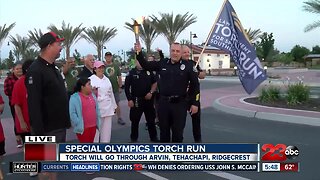 Special Olympics Torch Run in Arvin