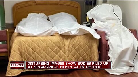 Disturbing images show bodies piled up at Sinai-Grace Hospital in Detroit
