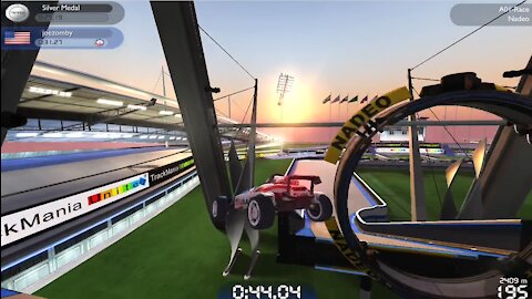 Playing TrackMania Race A01 In Linux