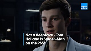 Not a deepfake - Tom Holland is Spider-Man on the PS5!