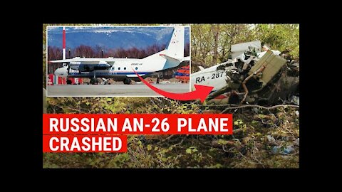 Russian AN-26 passenger plane crashed !!!
