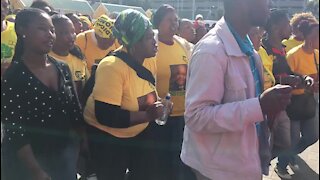 UPDATE 1: ANC supporters march in support of President Zuma (8zu)