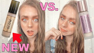 NEW Makeup Revolution Conceal & Glow Foundation VS Makeup Revolution Conceal & Define Foundation!
