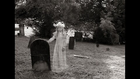 Ghost, cemetery ghost, ghosts, cemetery, fear, horror