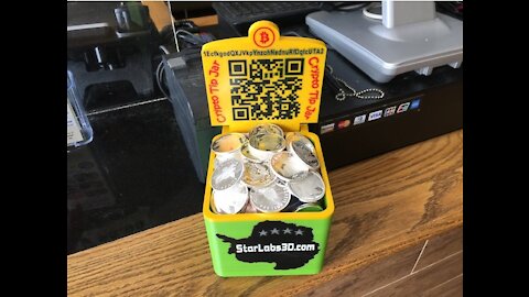 3D Printed Crypto Tip Jar