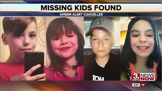 4 kids found after Amber Alert 4p.m.