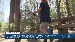Trash piles up at Mount Lemmon recreation sites amid pandemic