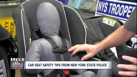 Car seat safety tips from NYSP experts