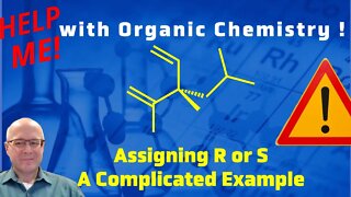 Using CIP Rules to Assigning R or S to Chiral Center That is Connected to Groups With Multiple Bonds