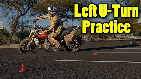 Making Motorcycle U-Turns Easier - 2 Pole Run