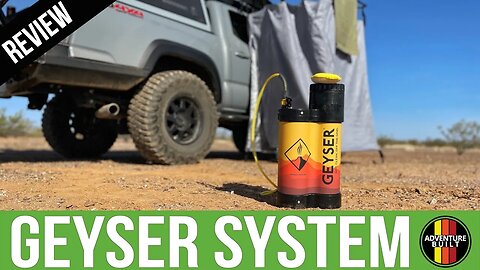 CUTTING EDGE OVERLAND HOT WATER SHOWER SYSTEM | GEYSER SYSTEM | COMPACT AND EFFICIENT | MADE IN USA