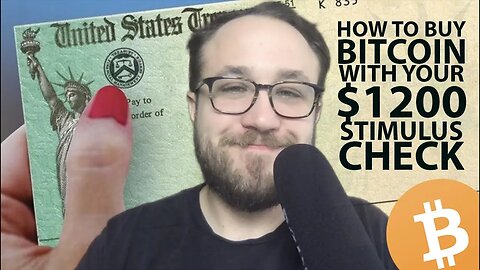 HOW TO BUY BITCOIN WITH YOUR $1200 STIMULUS CHECK | 4 EASY STEPS