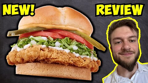 Harvey's NEW Crispy Chicken Sandwich Review