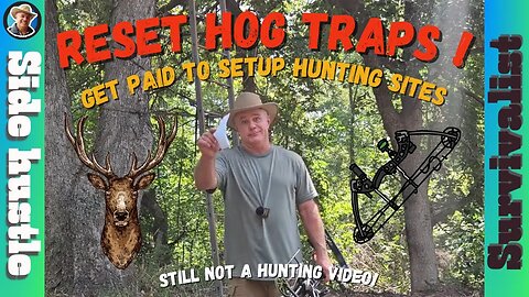 Reset the the Game feeders | Hog Traps are a Hassle | Setup for hunting #sidehustle