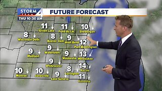 Refreshing Thursday temperatures, partly cloudy