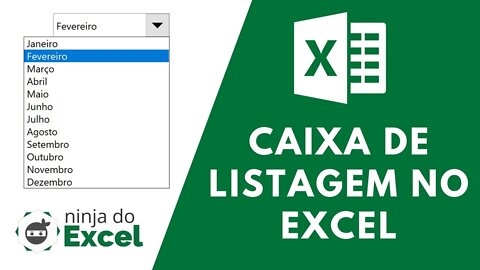 Como fazer CAIXA DE COMBINAÇÃO no Excel (Caixa de Listagem Drop Down)
