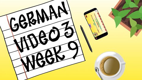 New German Sentences! \\ Week: 9 Video: 3 // Learn German with Tongue Bit!
