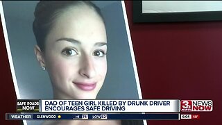 Dad of teen girl killed by drunk driver encourages safe driving