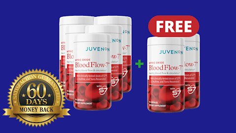 Does Juvenon Blood Flow-7 work? L-Arginine & Nitric Oxide Booster review, can it be that good?