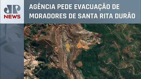 Estruturas de mina da Vale são interditas em Mariana, MG