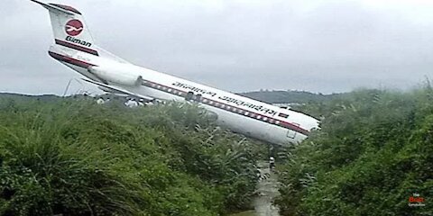 exact and tragic moments of plane crash