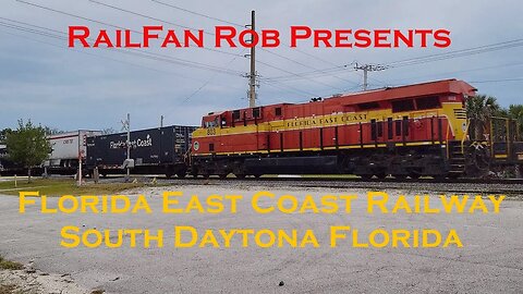 Florida East Coast Railway Report from South Daytona Fl. Jan. 21 & 22 2023 #railfanrob #fec