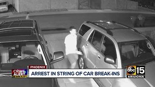 More than 20 vehicles burglarized in Phoenix, teen arrested