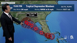 Tropical Depression 19 forms