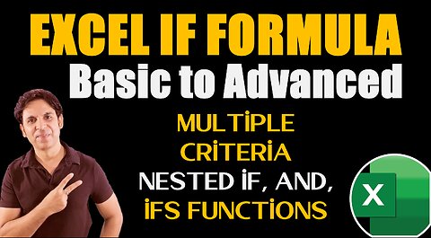 Excel if Formula SIMPLE To ADVANCED / Nested IF, AND, OR functions