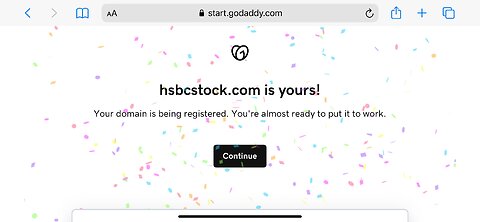 HSBCStock.com Domain Name Registration @Godaddy.com FAIR-USE January 6, 2024