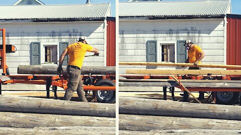 How to Make Lumber from Telephone Poles