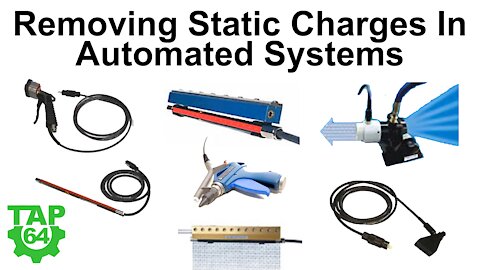 Removing Static from Surfaces and Products in Automated Systems