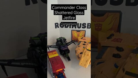 Transformers Shattered Glass Jetfire Commander Class Comparisons by Rodimusbill #short