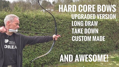 Upgraded long draw takedown Turkish style Bow by Hard Core Bows - Wolfgang