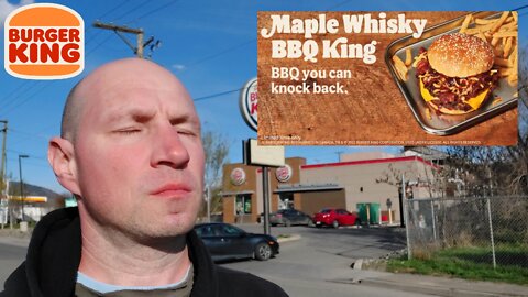 Burger King's New Maple Whiskey BBQ King!