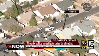 Police investigating drive-by shooting in north Phoenix