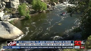 SUV Connected to John Wooner found in Kern River