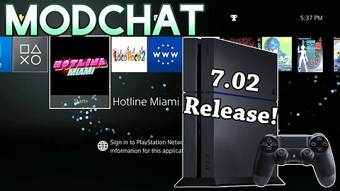 PS4 7.02 Jailbreak Released! - ModChat 069