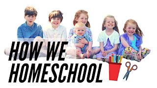 Homeschooling with 6 kids. We show you how we do it