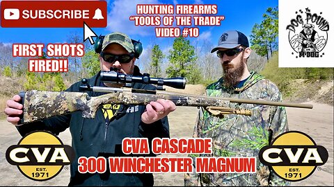 CVA CASCADE BOLT ACTION 300 WINCHESTER MAGNUM REVIEW! HUNTING FIREARMS VIDEO #10!