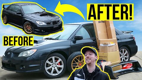 Transforming A Subscribers WRX in 10 Minutes!