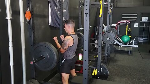 Barbell Zercher Box Squats