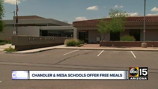 Chandler and Mesa schools offer free meals