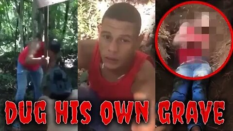 A Truly Shocking Video From Brazil | Victim Forced To Dig His Own Grave Before Being Hacked To Death