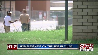 Homelessness on the rise in Tulsa
