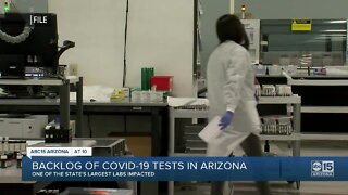 Backlog of COVID-19 tests in Arizona