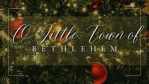 O Little Town of Bethlehem instrumental