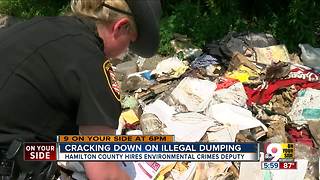 Deputy investigates illegal dumping, pollution